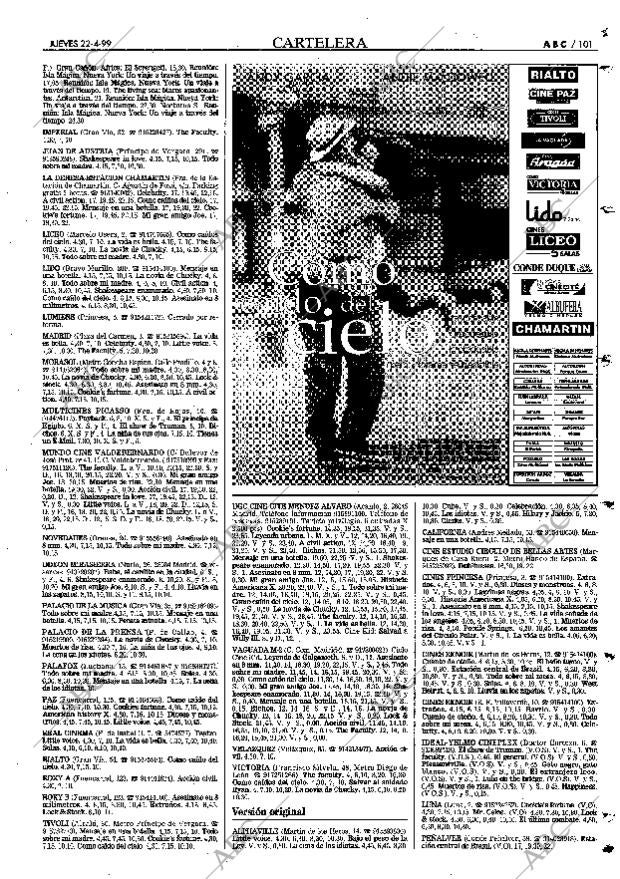 ABC MADRID 22-04-1999 página 101