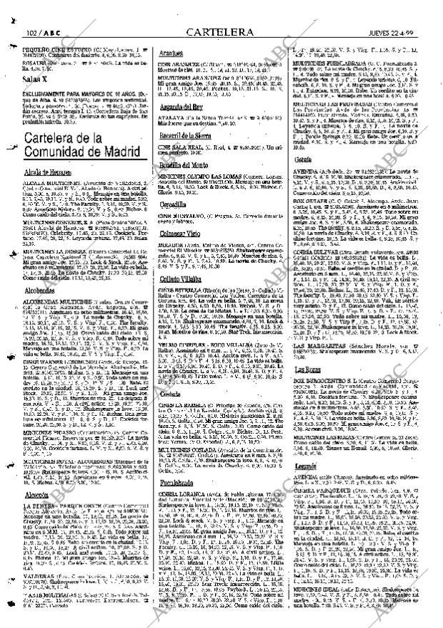 ABC MADRID 22-04-1999 página 102