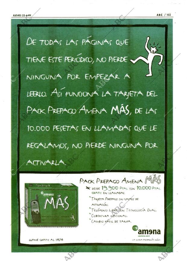ABC MADRID 22-04-1999 página 103