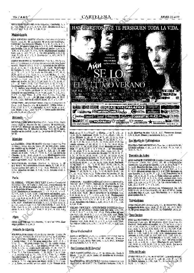 ABC MADRID 22-04-1999 página 104