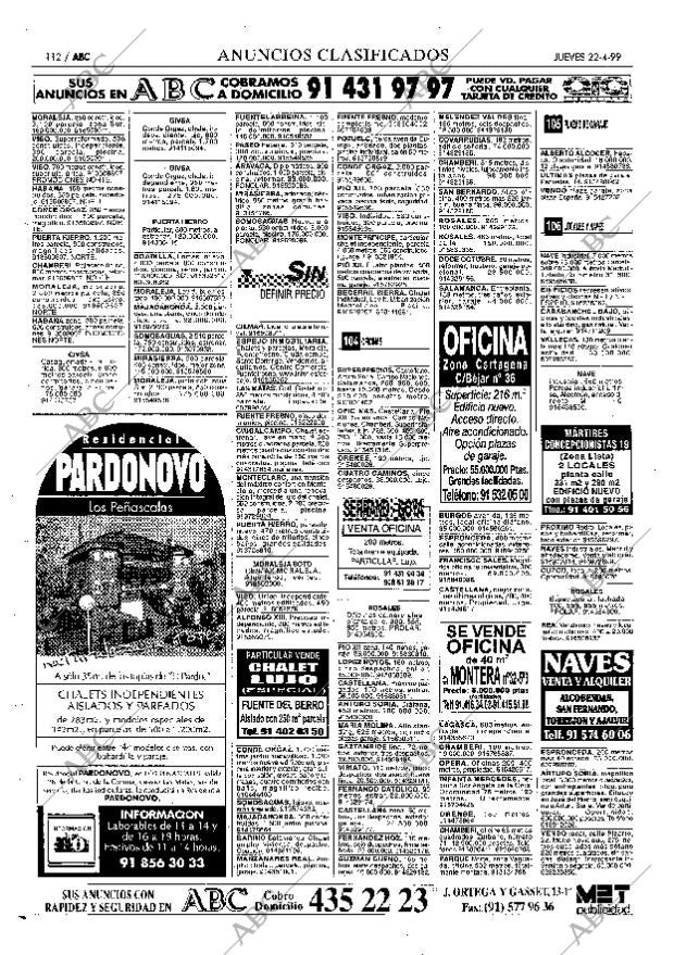 ABC MADRID 22-04-1999 página 112