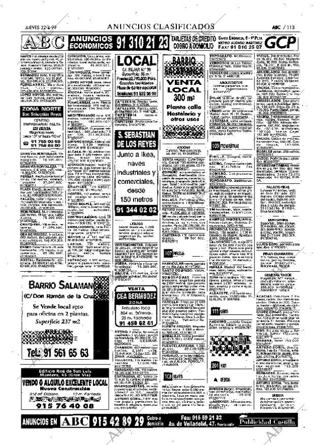 ABC MADRID 22-04-1999 página 113