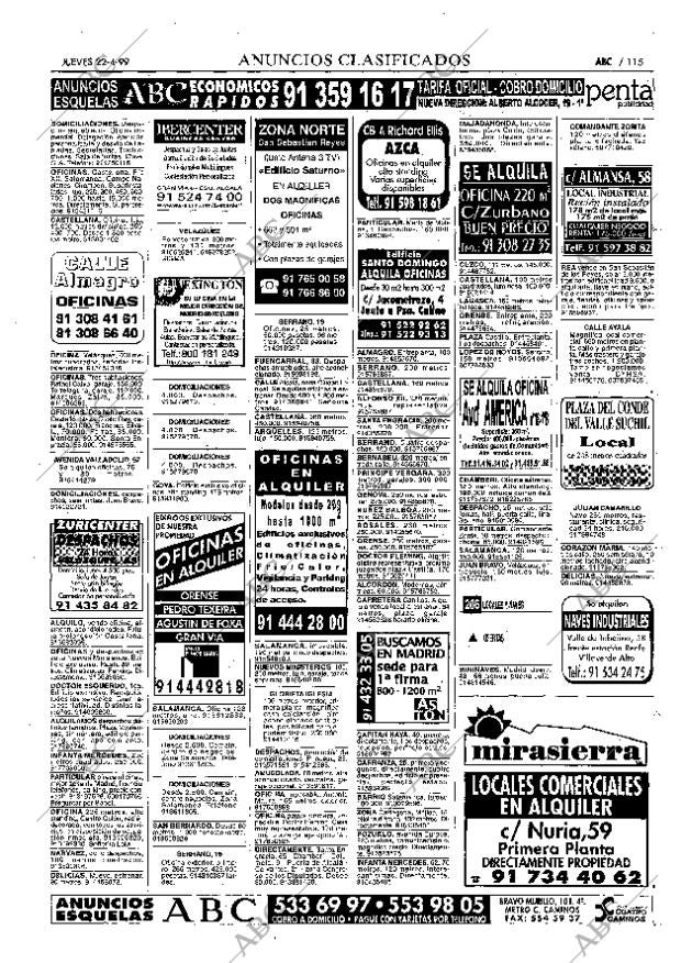 ABC MADRID 22-04-1999 página 115