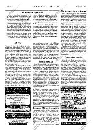 ABC MADRID 22-04-1999 página 12