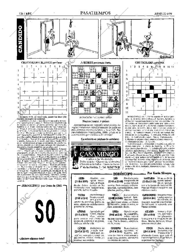 ABC MADRID 22-04-1999 página 126