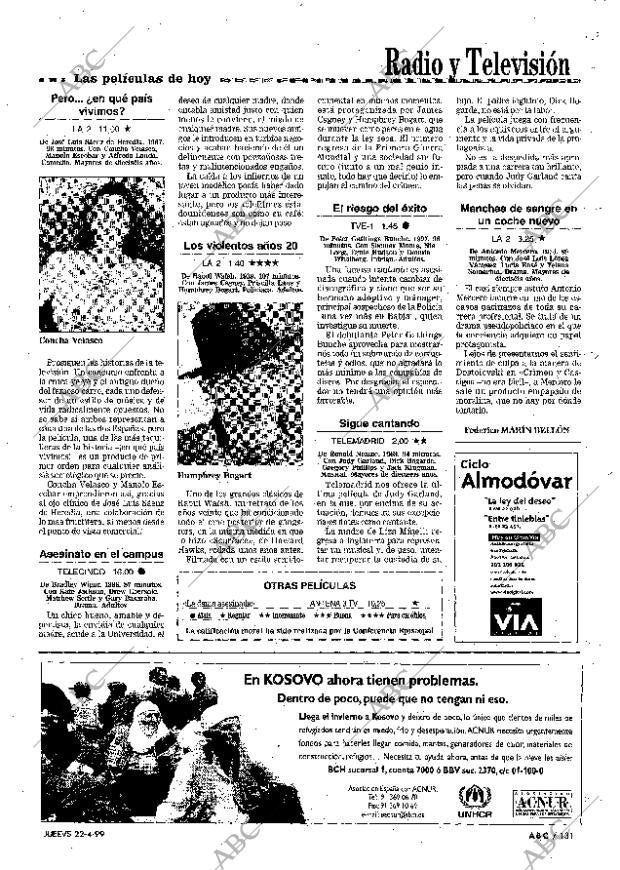 ABC MADRID 22-04-1999 página 131
