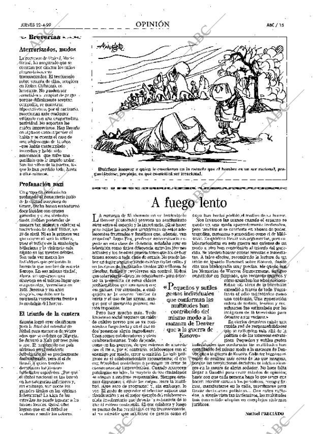 ABC MADRID 22-04-1999 página 15