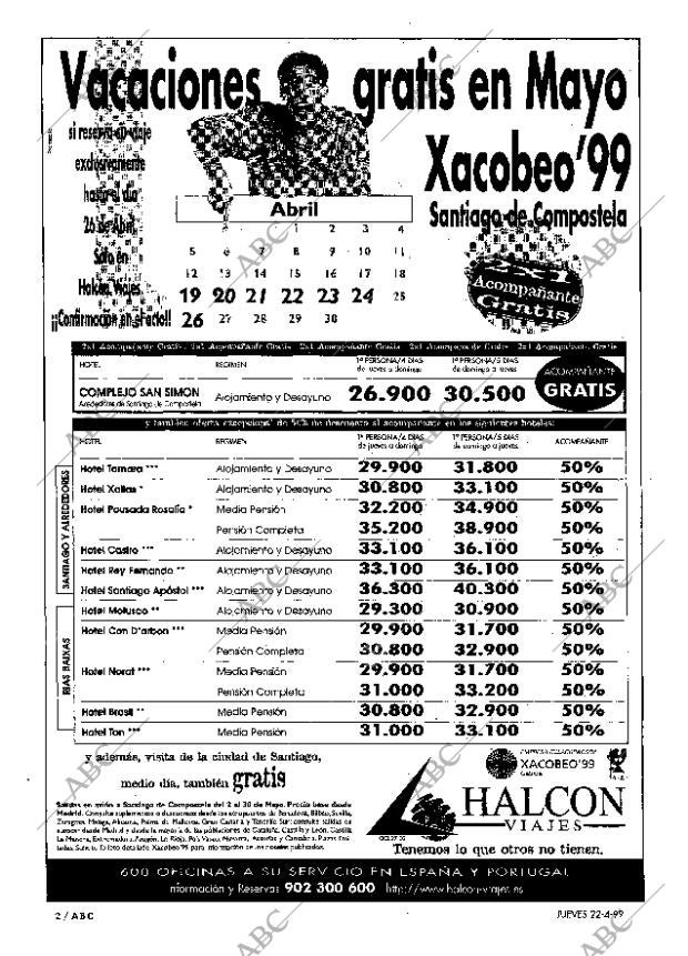 ABC MADRID 22-04-1999 página 2