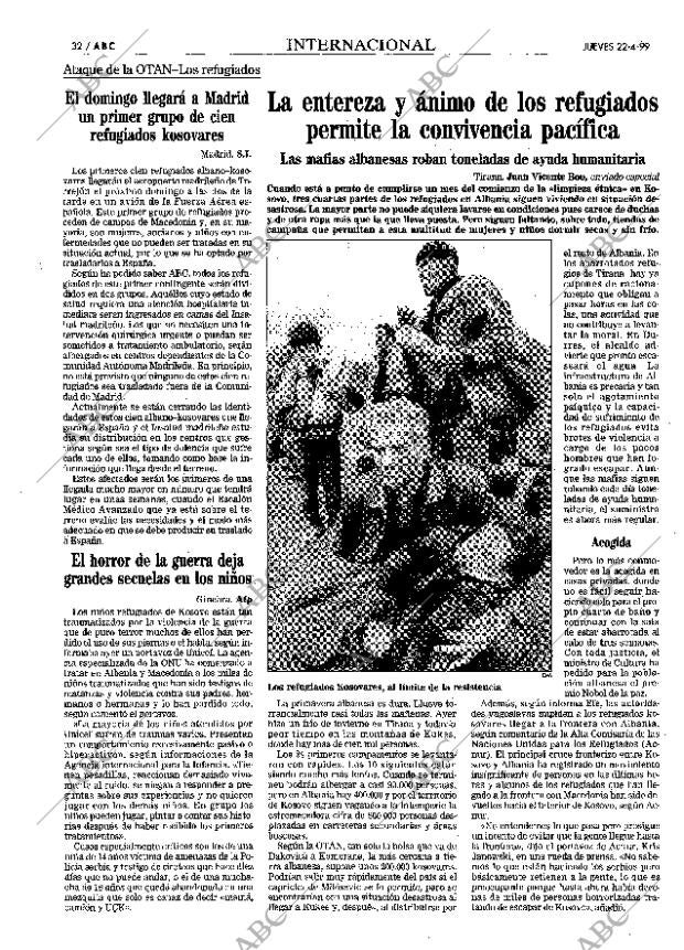 ABC MADRID 22-04-1999 página 32