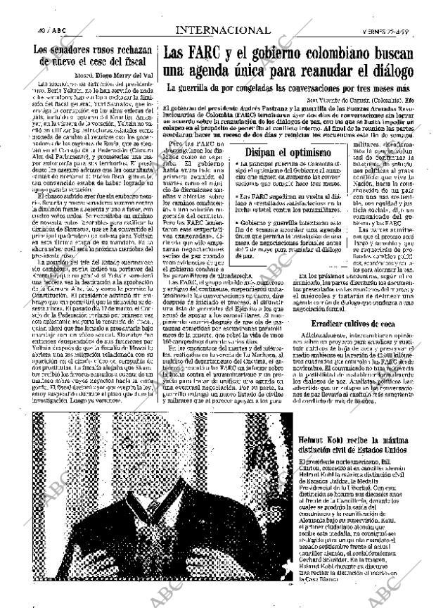 ABC MADRID 22-04-1999 página 40