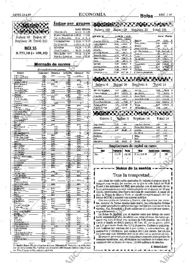 ABC MADRID 22-04-1999 página 49