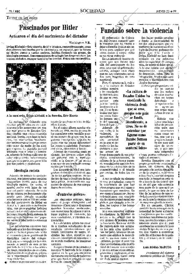 ABC MADRID 22-04-1999 página 78
