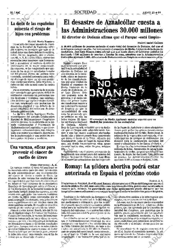 ABC MADRID 22-04-1999 página 80