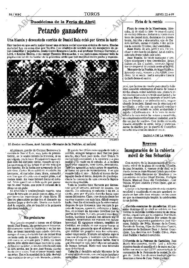 ABC MADRID 22-04-1999 página 84