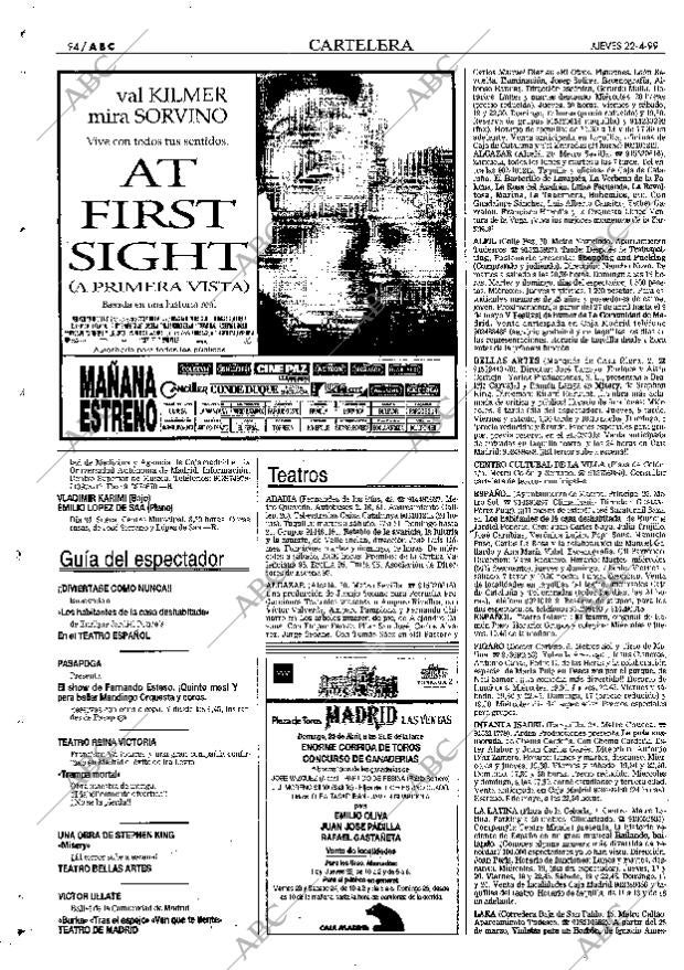 ABC MADRID 22-04-1999 página 94