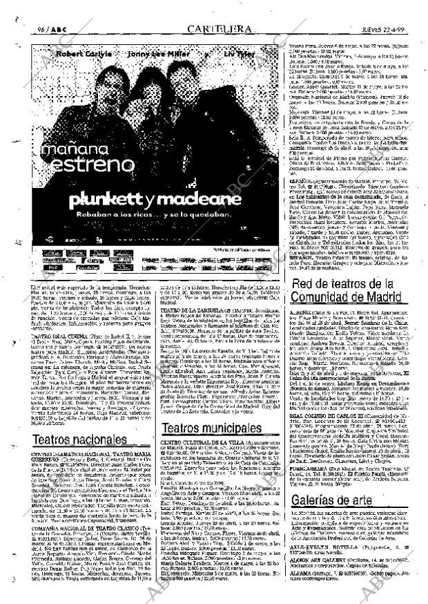 ABC MADRID 22-04-1999 página 96
