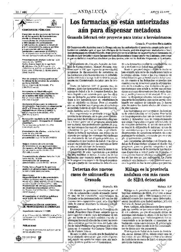 ABC SEVILLA 22-04-1999 página 32