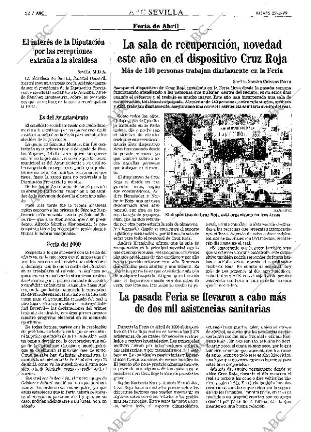 ABC SEVILLA 22-04-1999 página 52