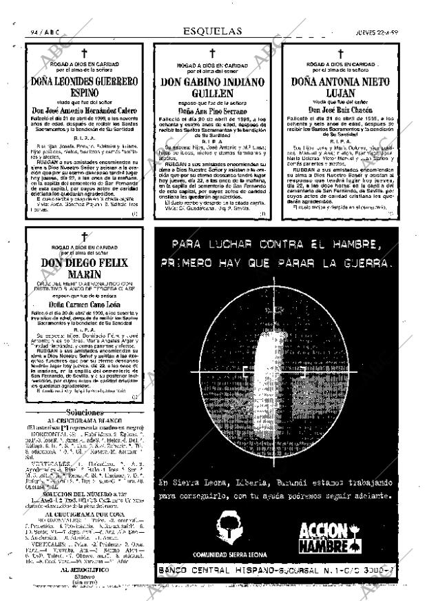 ABC SEVILLA 22-04-1999 página 94