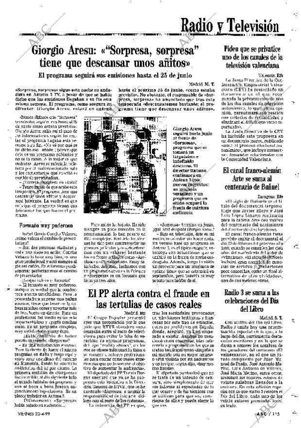 ABC SEVILLA 23-04-1999 página 115
