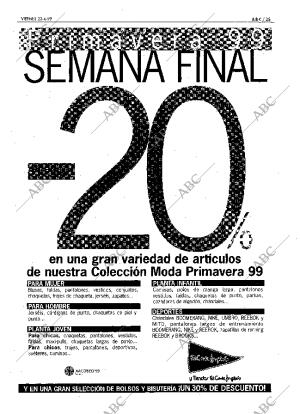 ABC SEVILLA 23-04-1999 página 25