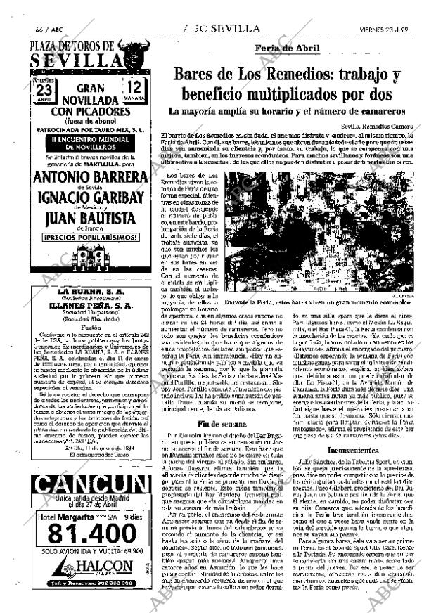 ABC SEVILLA 23-04-1999 página 66