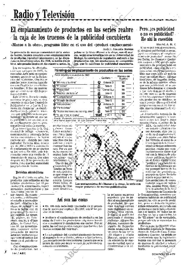 ABC MADRID 25-04-1999 página 144