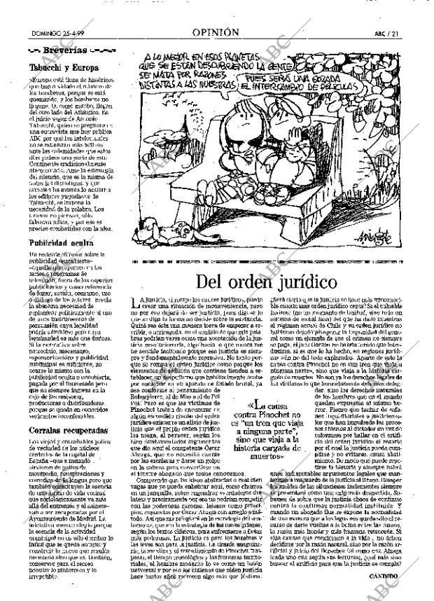 ABC MADRID 25-04-1999 página 21