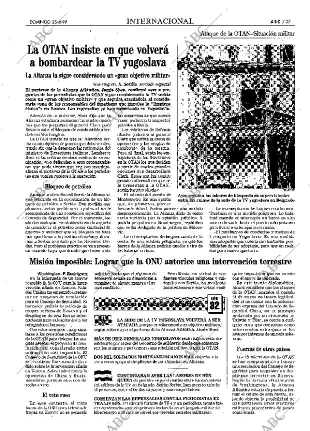 ABC MADRID 25-04-1999 página 37