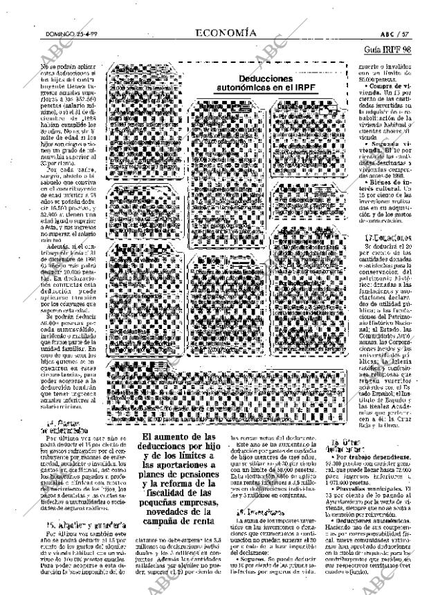 ABC MADRID 25-04-1999 página 57