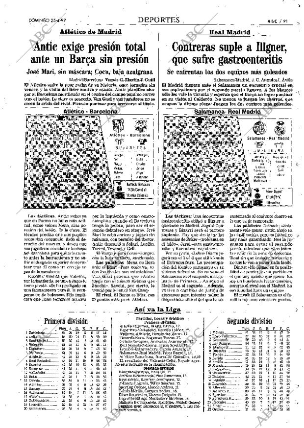 ABC MADRID 25-04-1999 página 91