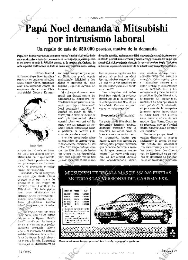 ABC MADRID 26-04-1999 página 12
