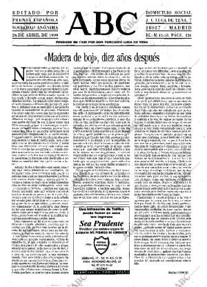 ABC MADRID 26-04-1999 página 3
