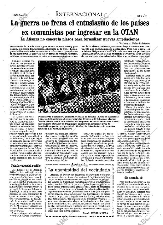 ABC MADRID 26-04-1999 página 31