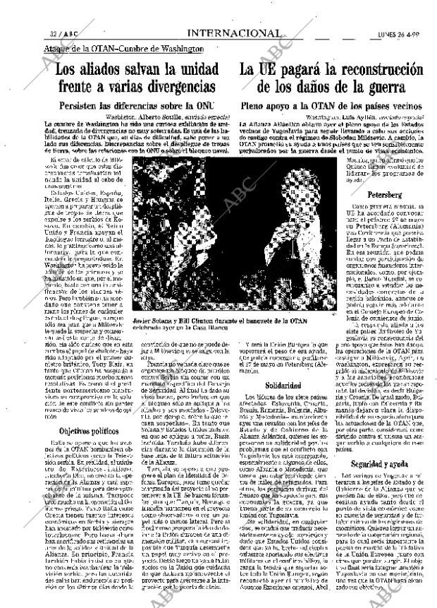 ABC MADRID 26-04-1999 página 32