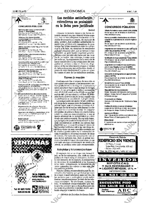 ABC MADRID 26-04-1999 página 49