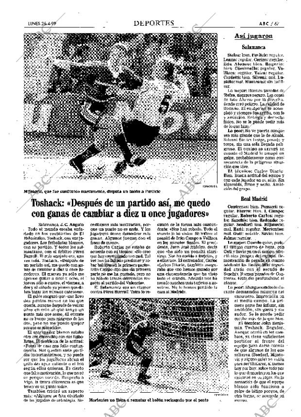 ABC MADRID 26-04-1999 página 67