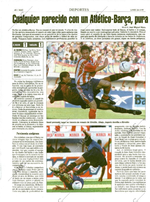 ABC MADRID 26-04-1999 página 68