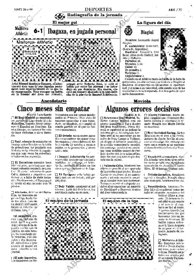 ABC MADRID 26-04-1999 página 75