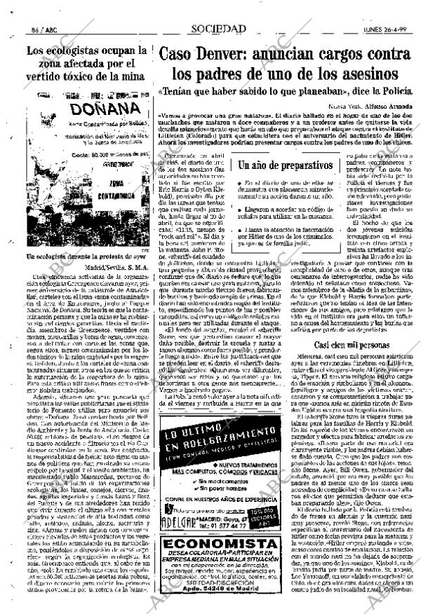 ABC MADRID 26-04-1999 página 86