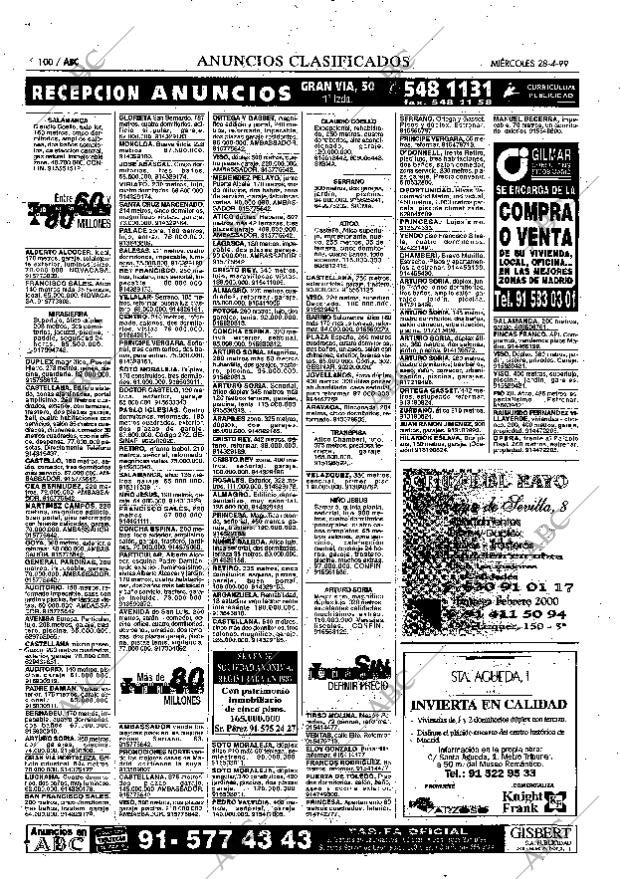 ABC MADRID 28-04-1999 página 100