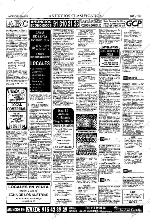 ABC MADRID 28-04-1999 página 103