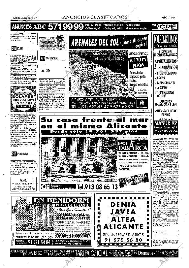 ABC MADRID 28-04-1999 página 107