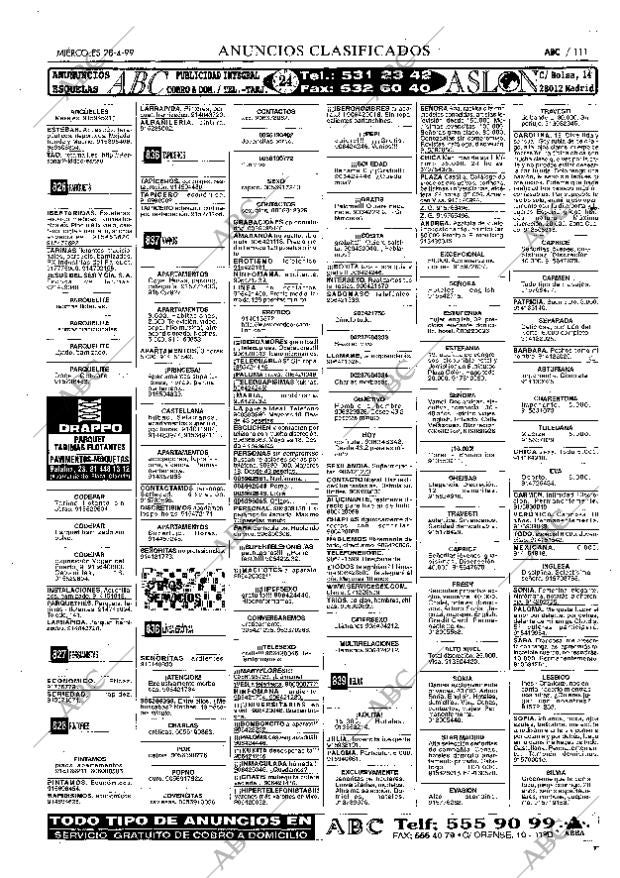 ABC MADRID 28-04-1999 página 111