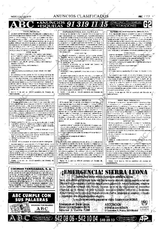 ABC MADRID 28-04-1999 página 117
