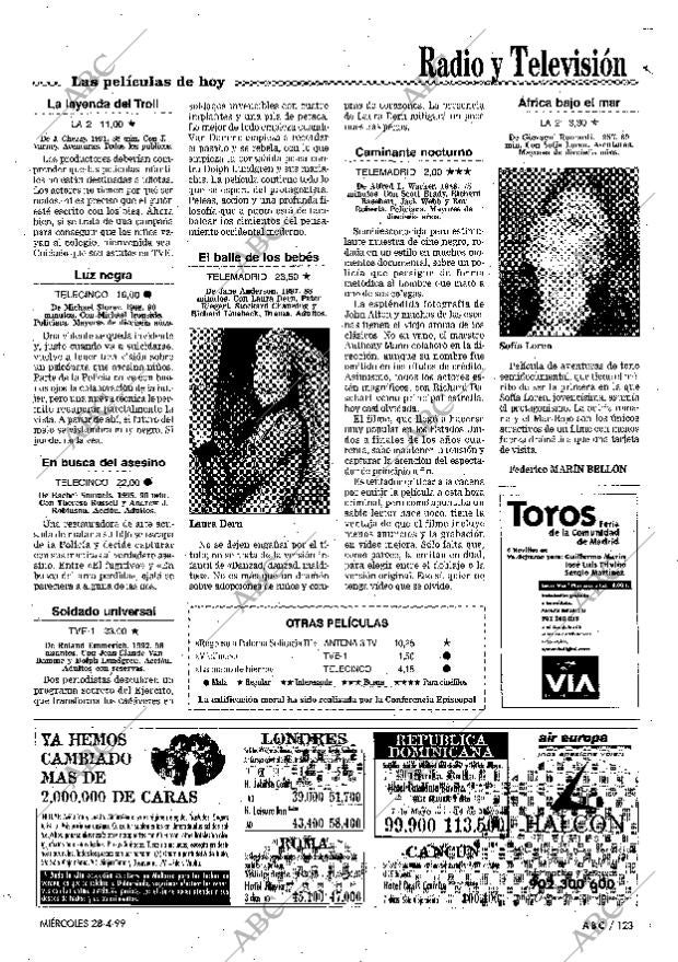 ABC MADRID 28-04-1999 página 123