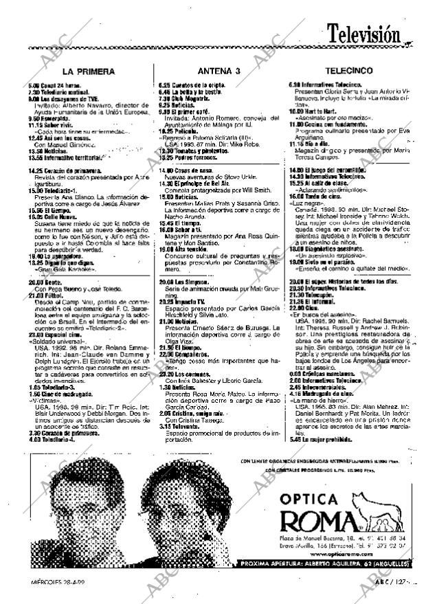 ABC MADRID 28-04-1999 página 127