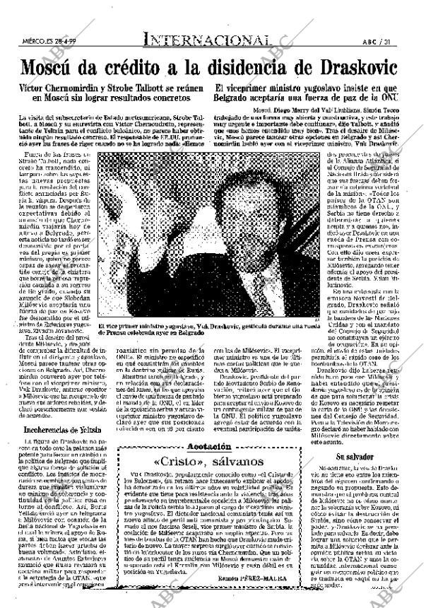 ABC MADRID 28-04-1999 página 31