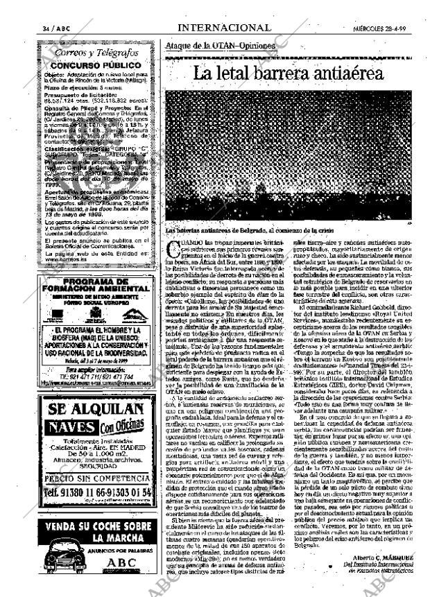 ABC MADRID 28-04-1999 página 34