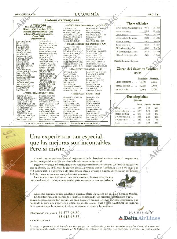 ABC MADRID 28-04-1999 página 49